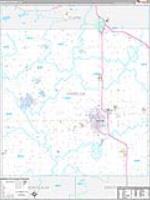 Isabella, Mi Carrier Route Wall Map