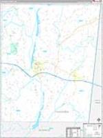 Itawamba, Ms Carrier Route Wall Map