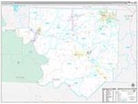 Izard, Ar Carrier Route Wall Map