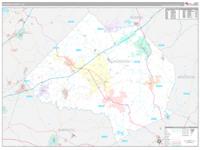 Jackson, Ga Carrier Route Wall Map