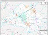 Jackson, Ga Carrier Route Wall Map