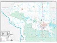 Jackson, Il Wall Map Zip Code