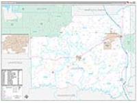 Jackson, In Carrier Route Wall Map
