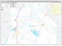 Jackson Parish (), La Carrier Route Wall Map