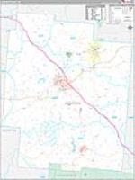 Jackson, Oh Carrier Route Wall Map