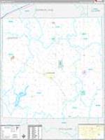 Jasper, Il Wall Map Zip Code