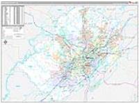Jefferson, Al Carrier Route Wall Map