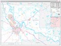 Jefferson, Ar Carrier Route Wall Map