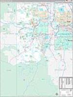 Jefferson, Co Carrier Route Wall Map
