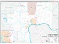 Jefferson, In Carrier Route Wall Map