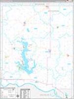 Jefferson, Ks Carrier Route Wall Map