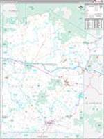 Jefferson, Pa Carrier Route Wall Map