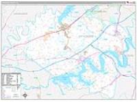 Jefferson, Tn Carrier Route Wall Map