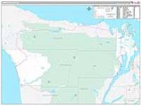 Jefferson, Wa Carrier Route Wall Map