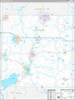 Jefferson, Wi Carrier Route Wall Map