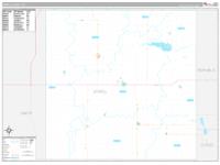 Jewell, Ks Carrier Route Wall Map