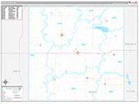 Jewell, Ks Carrier Route Wall Map