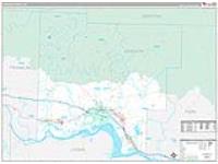 Johnson, Ar Carrier Route Wall Map