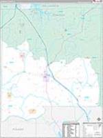 Johnson, Il Carrier Route Wall Map