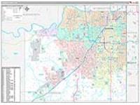 Johnson, Ks Carrier Route Wall Map