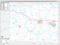 Johnson, Mo Wall Map Zip Code