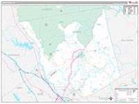 Jones, Ga Carrier Route Wall Map