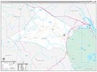Jones, Nc Carrier Route Wall Map