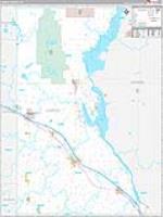 Juneau, Wi Carrier Route Wall Map