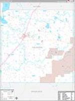 Kalkaska, Mi Carrier Route Wall Map