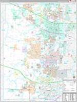 Kane, Il Wall Map Zip Code