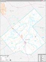 Karnes, Tx Carrier Route Wall Map