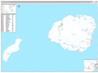 Kauai, Hi Carrier Route Wall Map