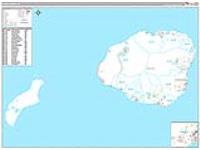 Kauai, Hi Wall Map Zip Code