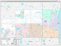 Kenosha, Wi Carrier Route Wall Map