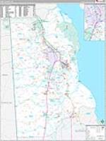 Kent, De Carrier Route Wall Map