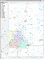 Kent County, MI Zip Code Wall Map Red Line Style by MarketMAPS - MapSales