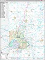 Kent, Mi Carrier Route Wall Map