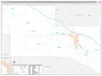 Kerr, Tx Carrier Route Wall Map