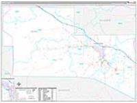 Kerr, Tx Carrier Route Wall Map