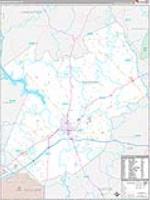 Kershaw, Sc Carrier Route Wall Map
