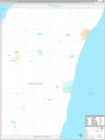 Kewaunee, Wi Wall Map Zip Code
