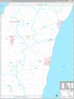 Kewaunee, Wi Carrier Route Wall Map