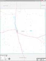 King, Tx Carrier Route Wall Map