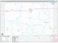 Kingman, Ks Carrier Route Wall Map