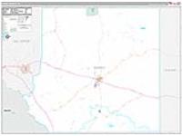 Kinney, Tx Carrier Route Wall Map