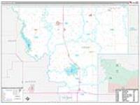 Kiowa, Ok Carrier Route Wall Map