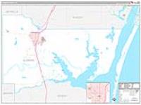 Kleberg, Tx Carrier Route Wall Map