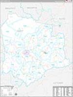 Knott, Ky Carrier Route Wall Map