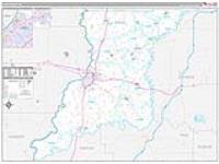 Knox, In Carrier Route Wall Map