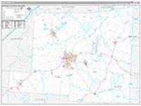 Knox, Oh Carrier Route Wall Map